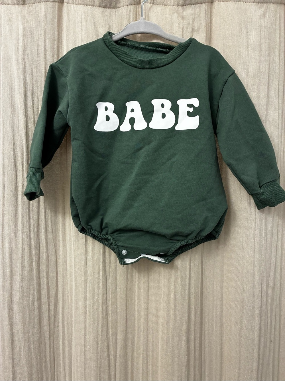 Babe and Sweetheart long sleeve bubble bundle 6-9